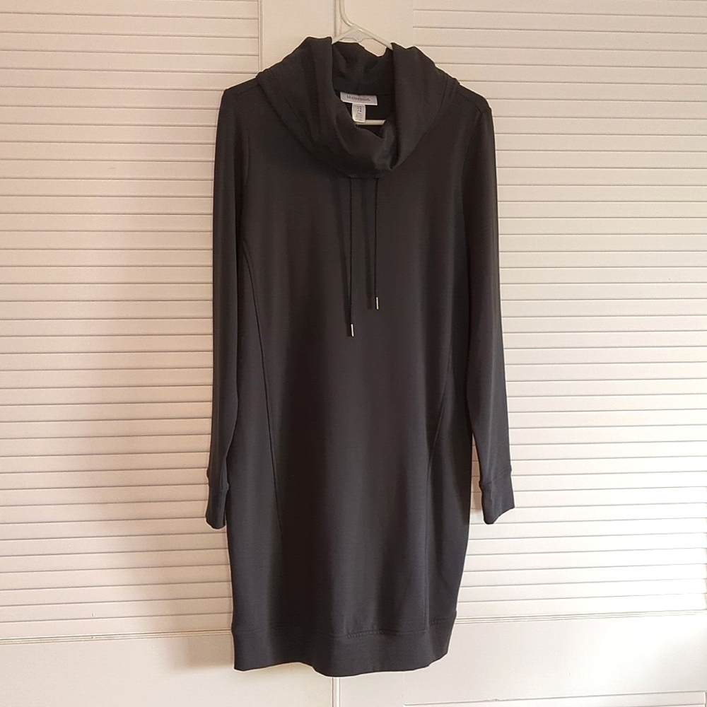 Motherhood maternity cowl neck dress